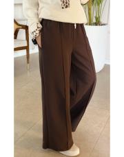 miso nervürlü eşofman altı kahve