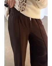 miso nervürlü eşofman altı kahve 3