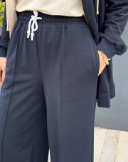 miso nervürlü eşofman altı lacivert 4