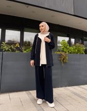 miso nervürlü eşofman altı lacivert 6