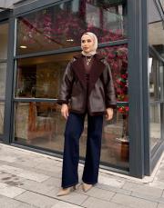 biker kaban acı kahve 4