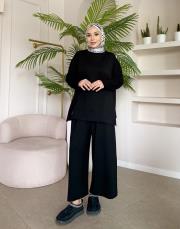 plaza oysho takım siyah