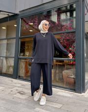 plaza oysho takım lacivert 2